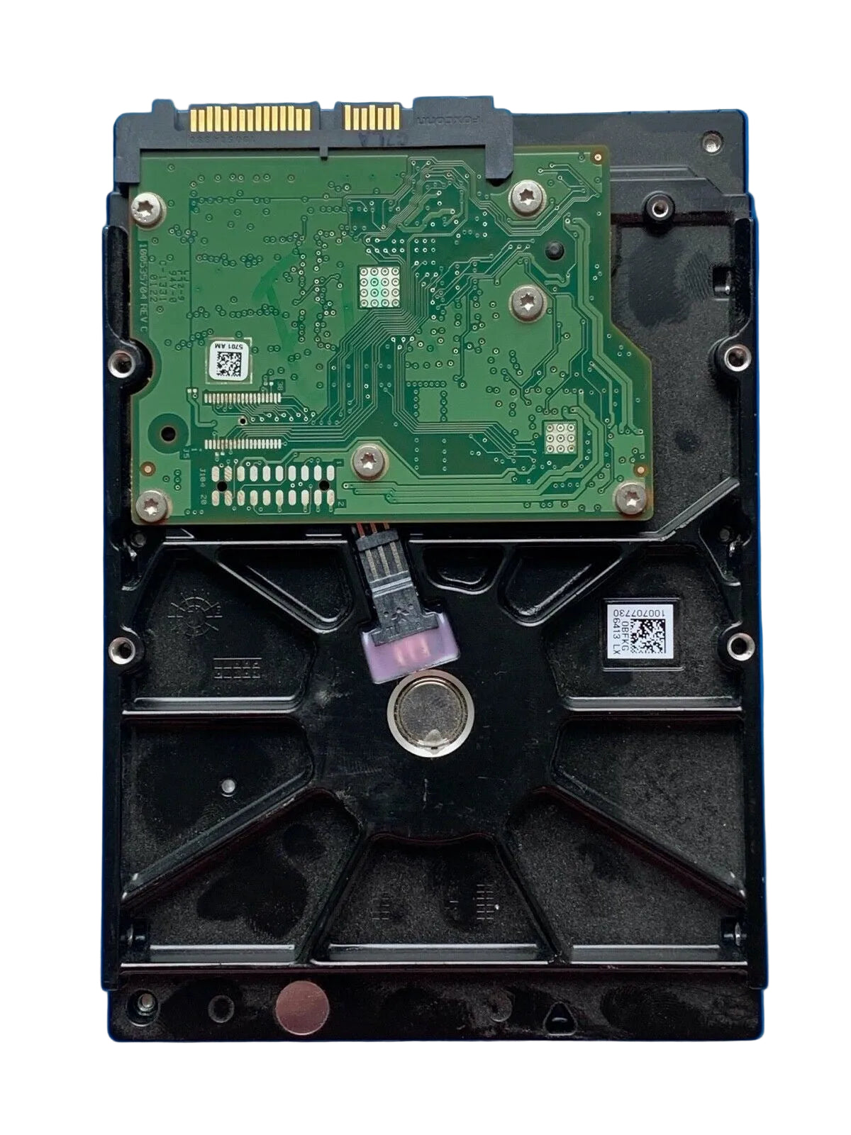 ST500DM002 – 100535704 REV C – S/N: S2AKJWDT – P/N: 1BD142-500 – F/W: KC45 – Site: SU – Date: 14106 – 500GB – 3.5" – SATA