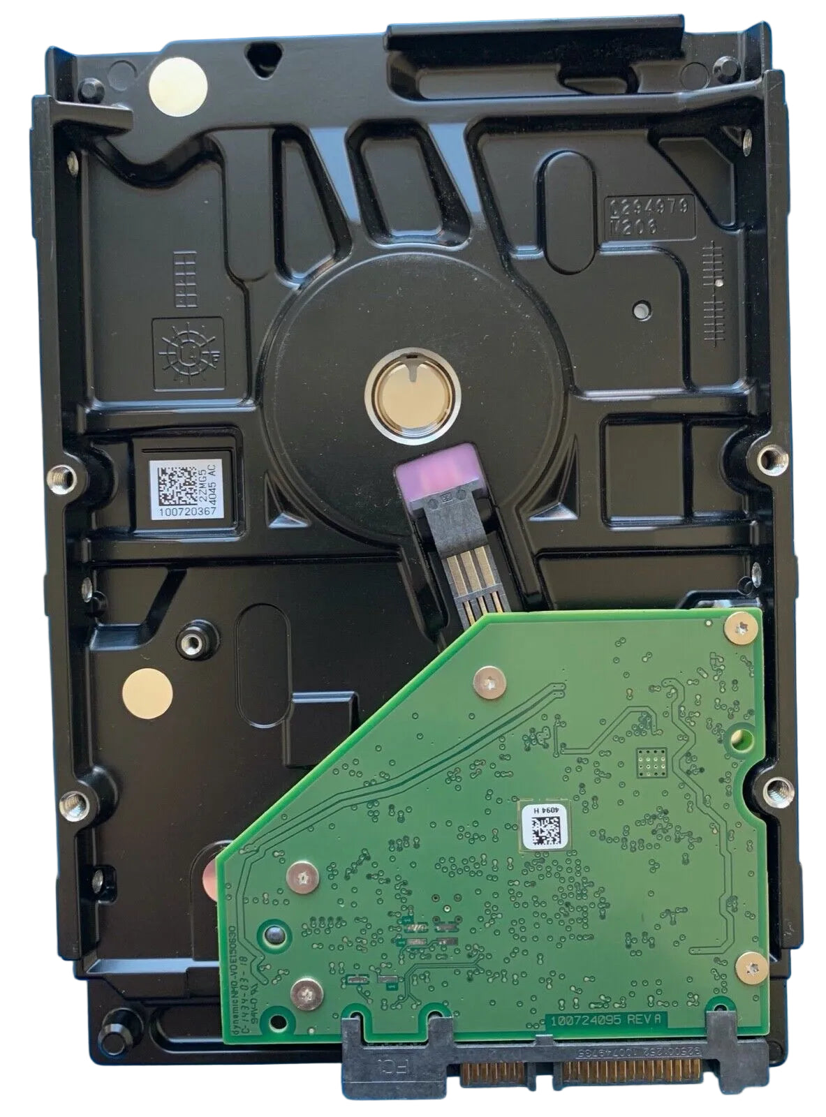 ST1000DM003 – 100724095 Rev B – S/N: S4Y1BLY4 – P/N: 1ER162-040 – F/W: AP14 – Site: SU – Date: 15134 – 1TB – 3.5" – SATA