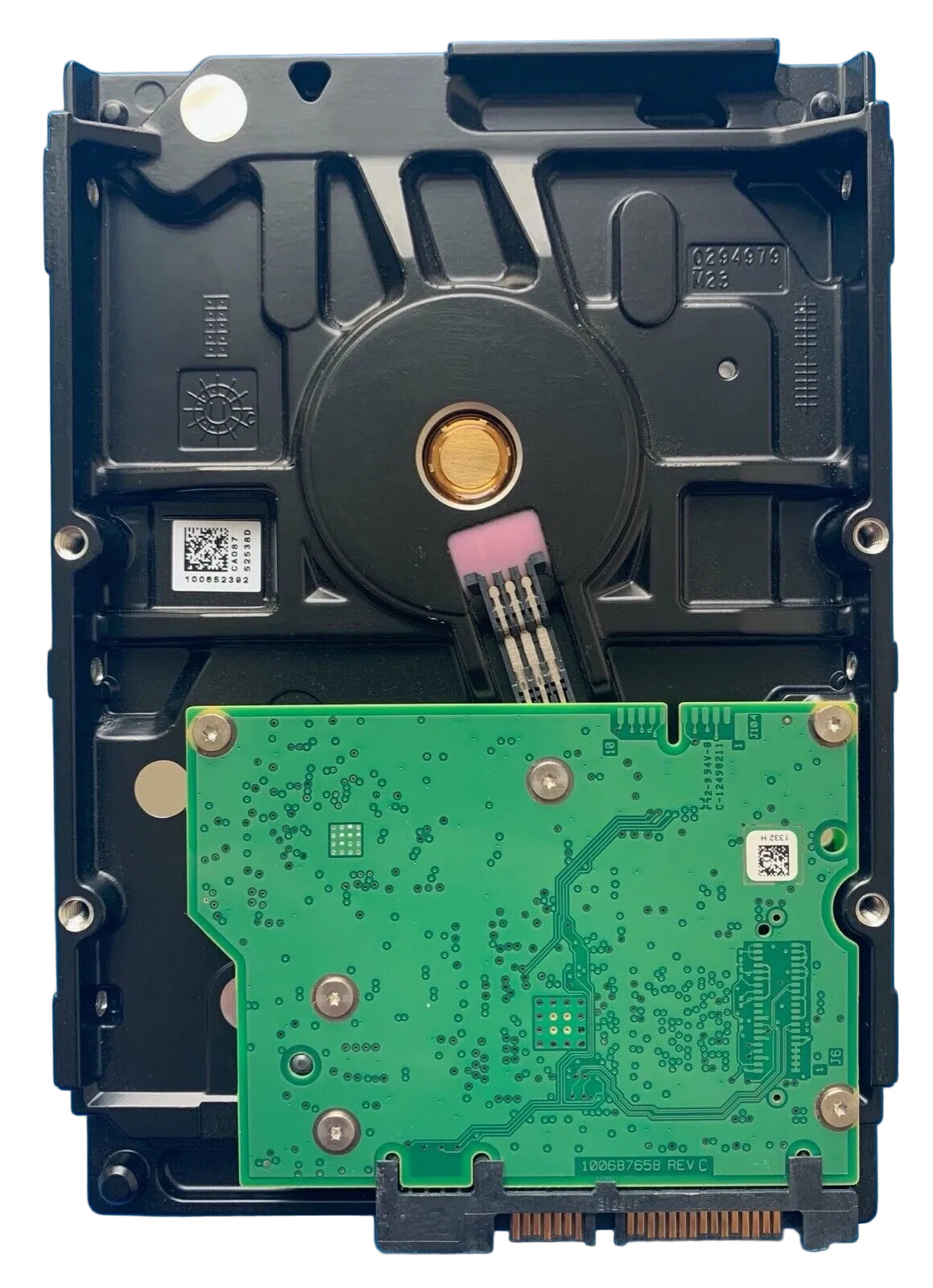 ST1000DM003 – 100687658 Rev C – S/N: S1D8JQA0 – P/N: 1CH162-042 – F/W: AP15 – Site: SU – Date: 13313 – 1TB – 3.5" – SATA