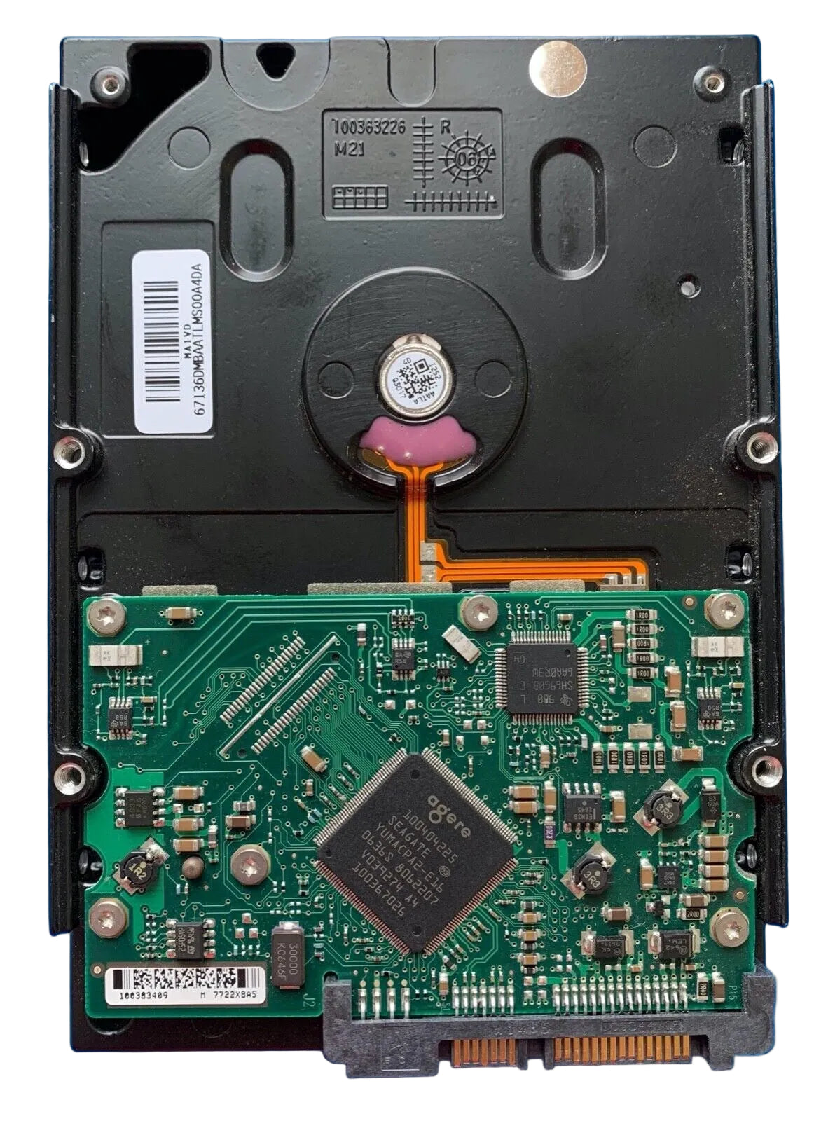 ST3500641NS – 100363226 Rev R – S/N: 3PM1YZFT – P/N: 9BF148-501 – F/W: 3.AEH – Site: AMK – 500GB – 3.5" – SATA