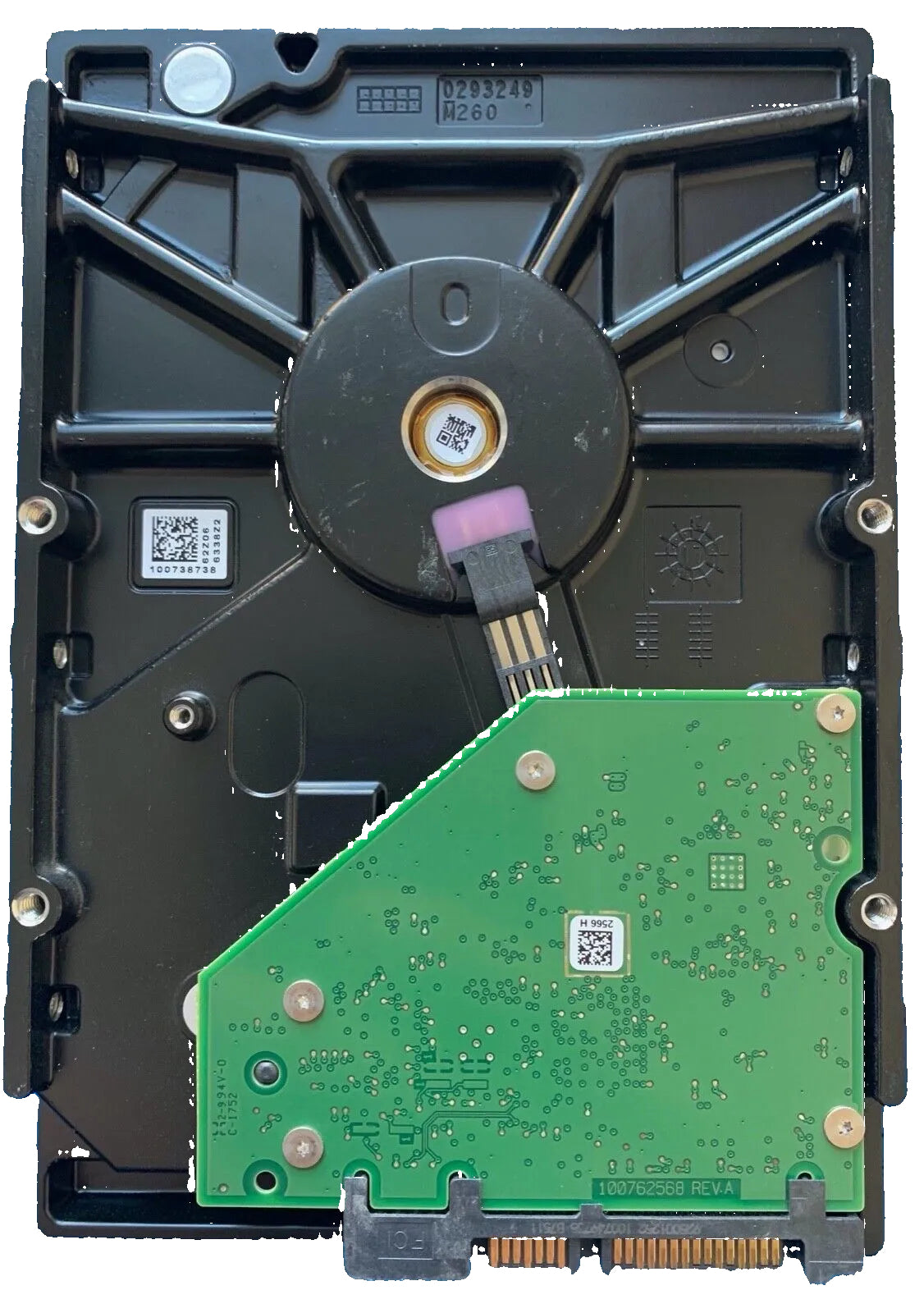 ST2000DM001 – 100762568 REV A – S/N: Z8E0YZWP – P/N: 1ER164-044 – F/W: AQ03 – Site: TK – Date: 18352 – 2TB – 3.5" – SATA