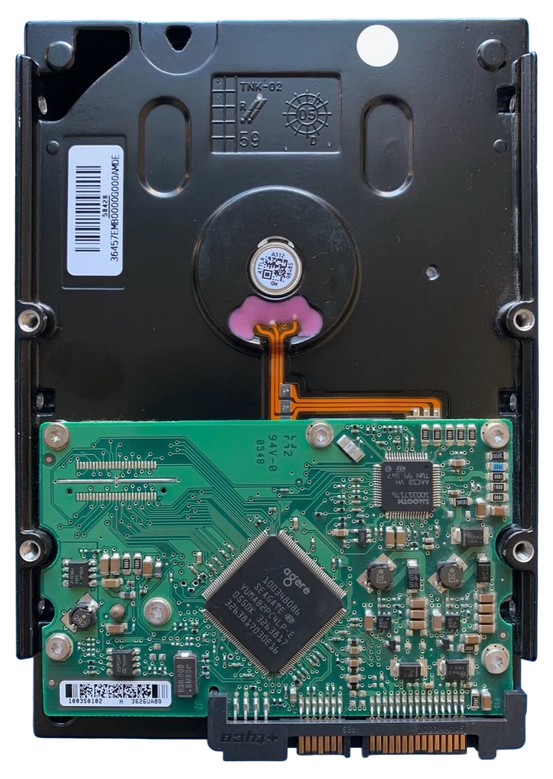 ST3300631AS – 100350102 Rev H – S/N: 5NF2AVT7 – P/N: 9Y7364-301 – F/W: 3.04 – Site: WU – Date: 06475 – 300GB – 3.5" – SATA