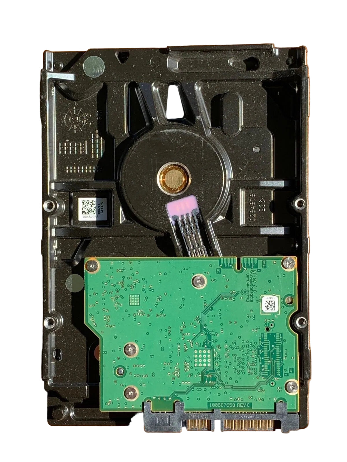 ST1000DM003 – 100687658 REV C – S/N: S1DBHRY5 – P/N: 1CH162-042 – F/W: AP15 – Site: SU – Date: 13454 – 1TB – 3.5" – SATA