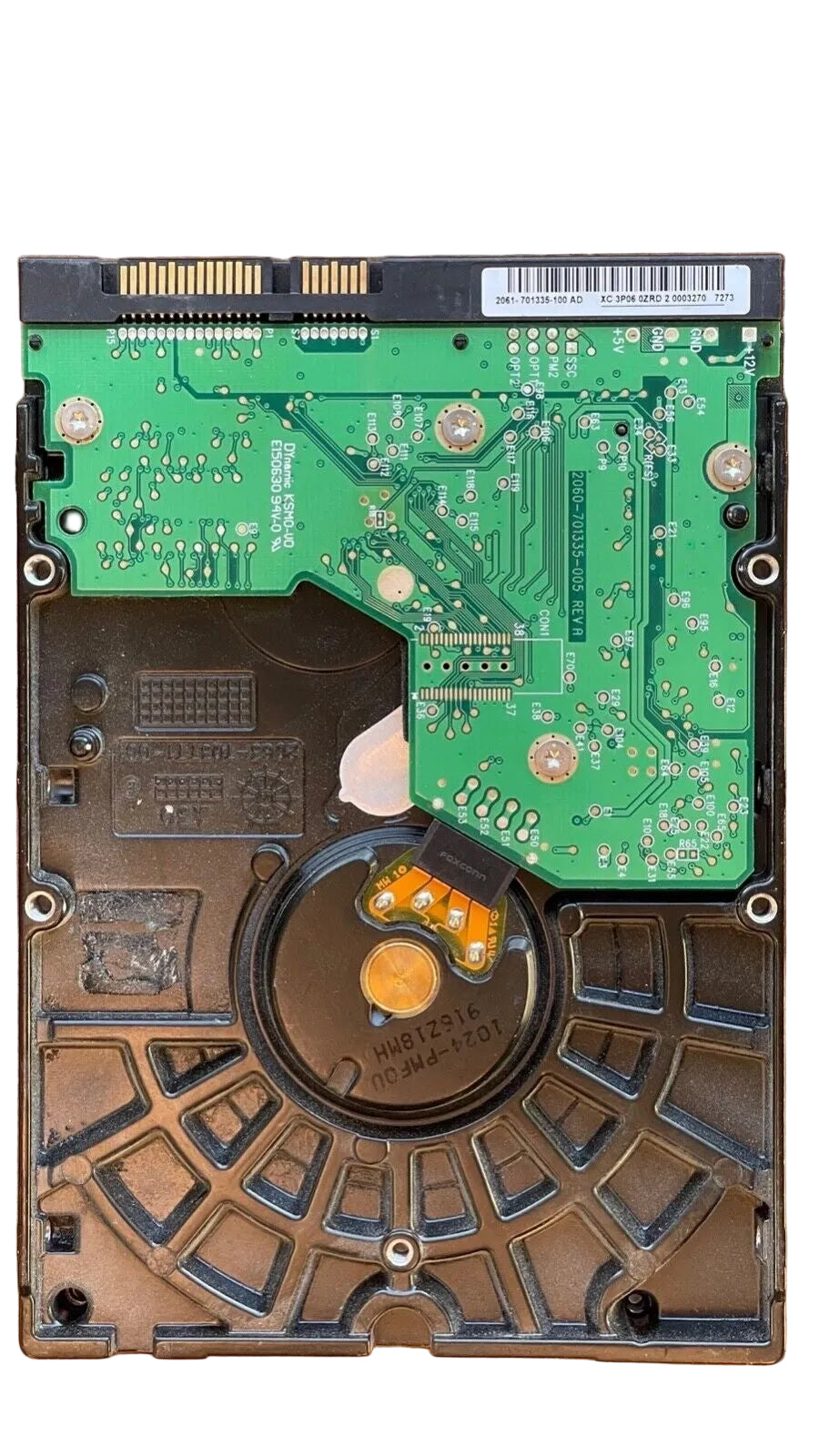 WD1600JS-40TGB0 – 2060-701335-005 Rev A – HBBHNT2AHN – Date: 07 JAN 2007 – 160.0 GB – 3.5" – SATA