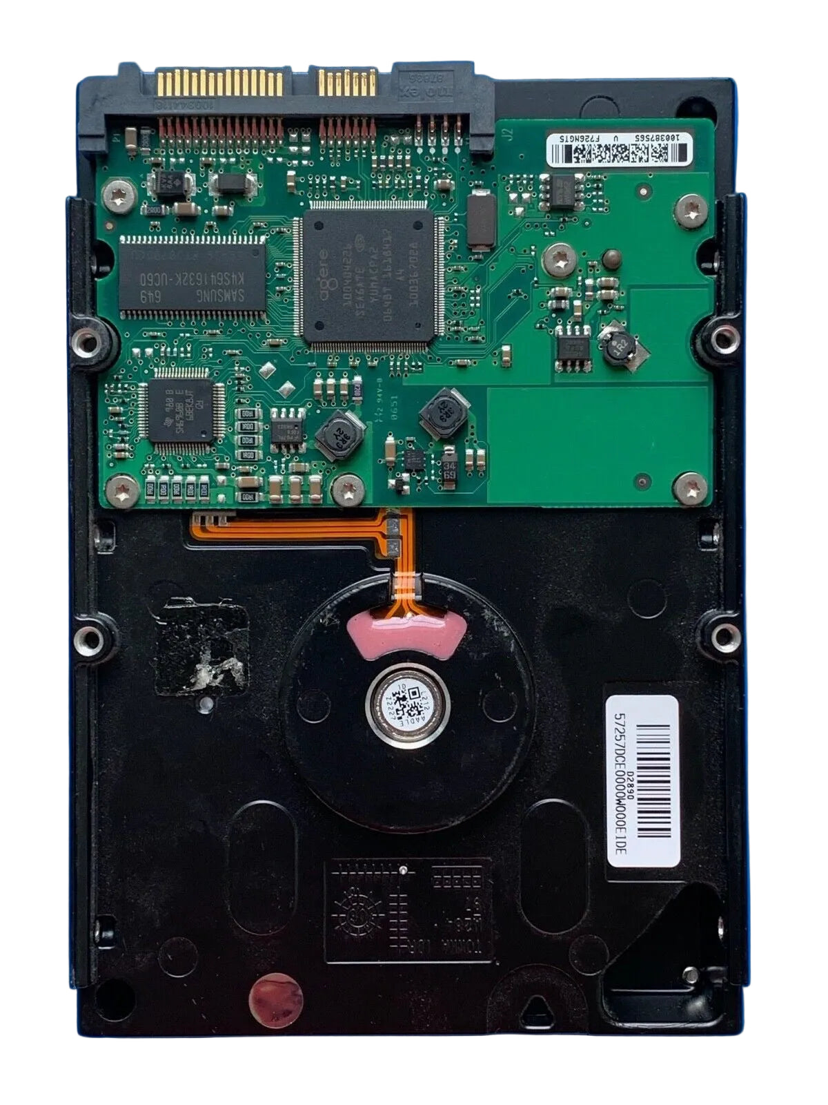 ST3160812AS – 100387565 Rev C – S/N: 5LS9WMFW – P/N: 9BD132-042 – F/W: 3.BQK – Site: WU – Date: 07272 – 160GB – 3.5" – SATA