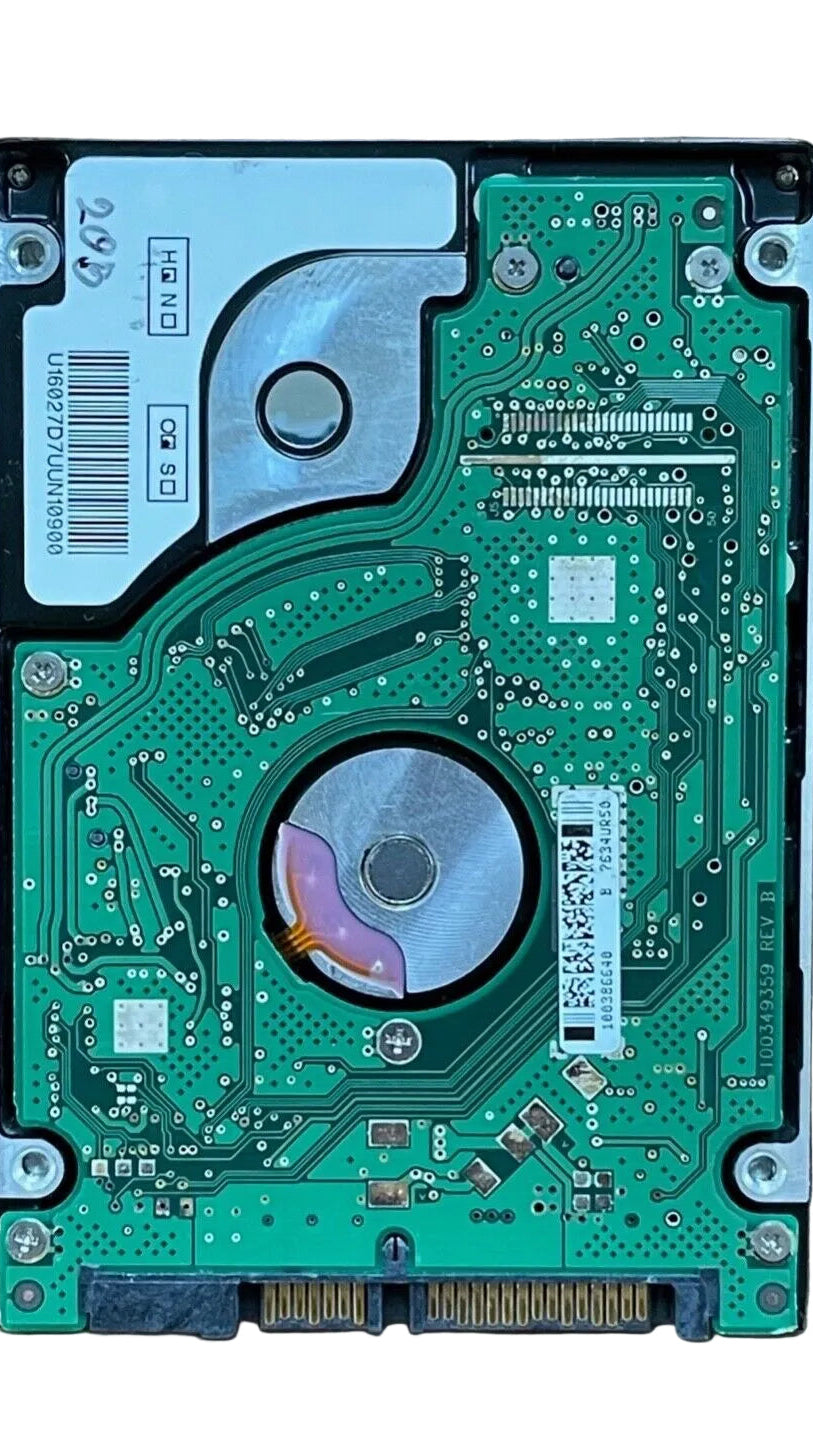 ST910021AS – 100349359 Rev B – S/N: 3MH05ZXC – P/N: 9S3014-040 – F/W: 3.07 – Site: AMK – Date: 06353 – 100GB – 2.5" – SATA