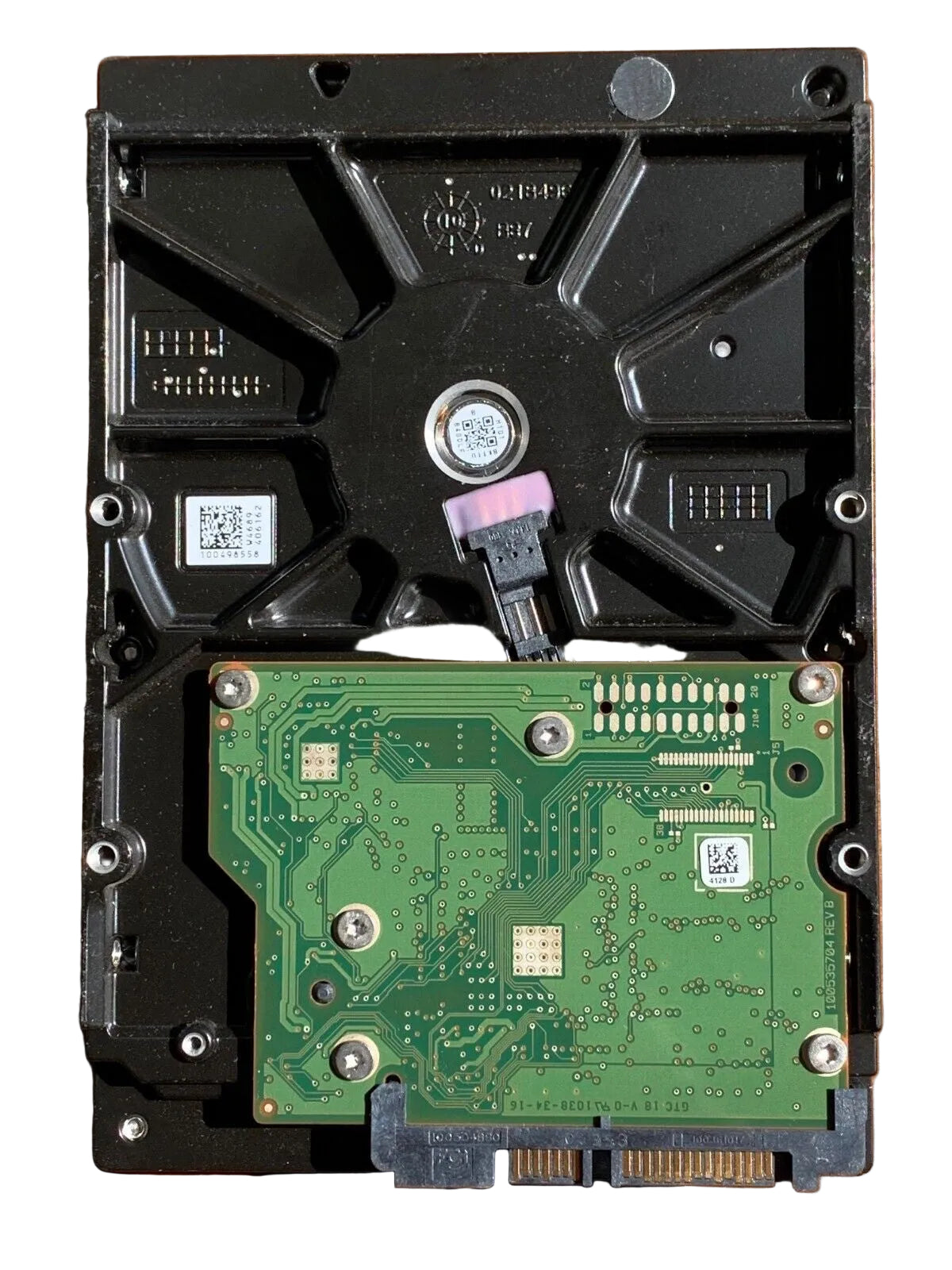 ST3500418AS – 100535704 REV B – S/N: 5VMHZMXV – P/N: 9SL142-044 – F/W: AP25 – Site: WU – Date: 11142 – 500GB – 3.5" – SATA