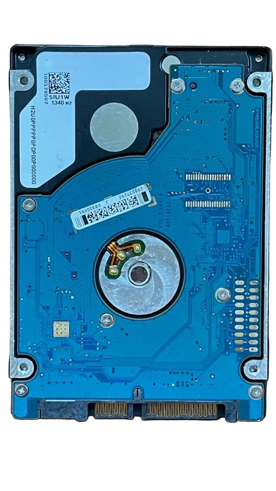 ST9250315ASG – 100567507 Rev B – S/N: 5VCDVTZ1 – P/N: 9KAG32-041 – F/W: 0006APM2 – Site: WU – Date: 10352 – 250GB – 2.5" – SATA