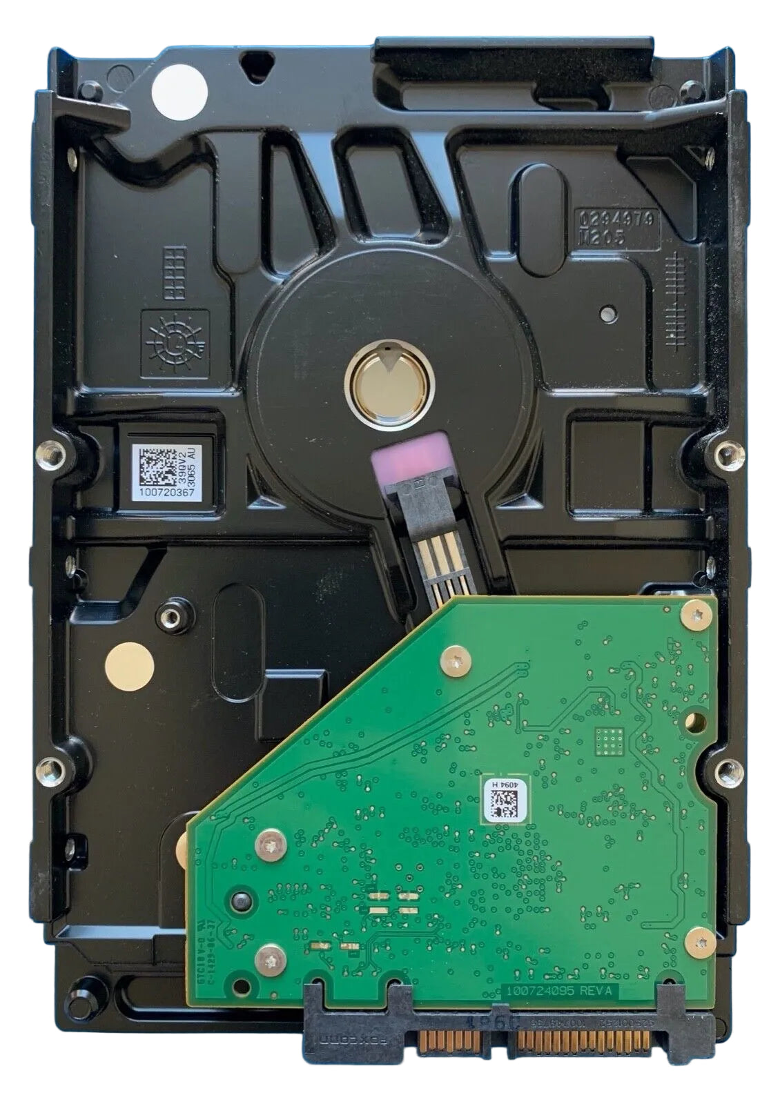 ST1000DM003 – 100724095 REV A – S/N: Z4Y29TNJ – P/N: 1ER162-040 – F/W: AP14 – Site: TK – Date: 15123 – 1TB – 3.5" – SATA