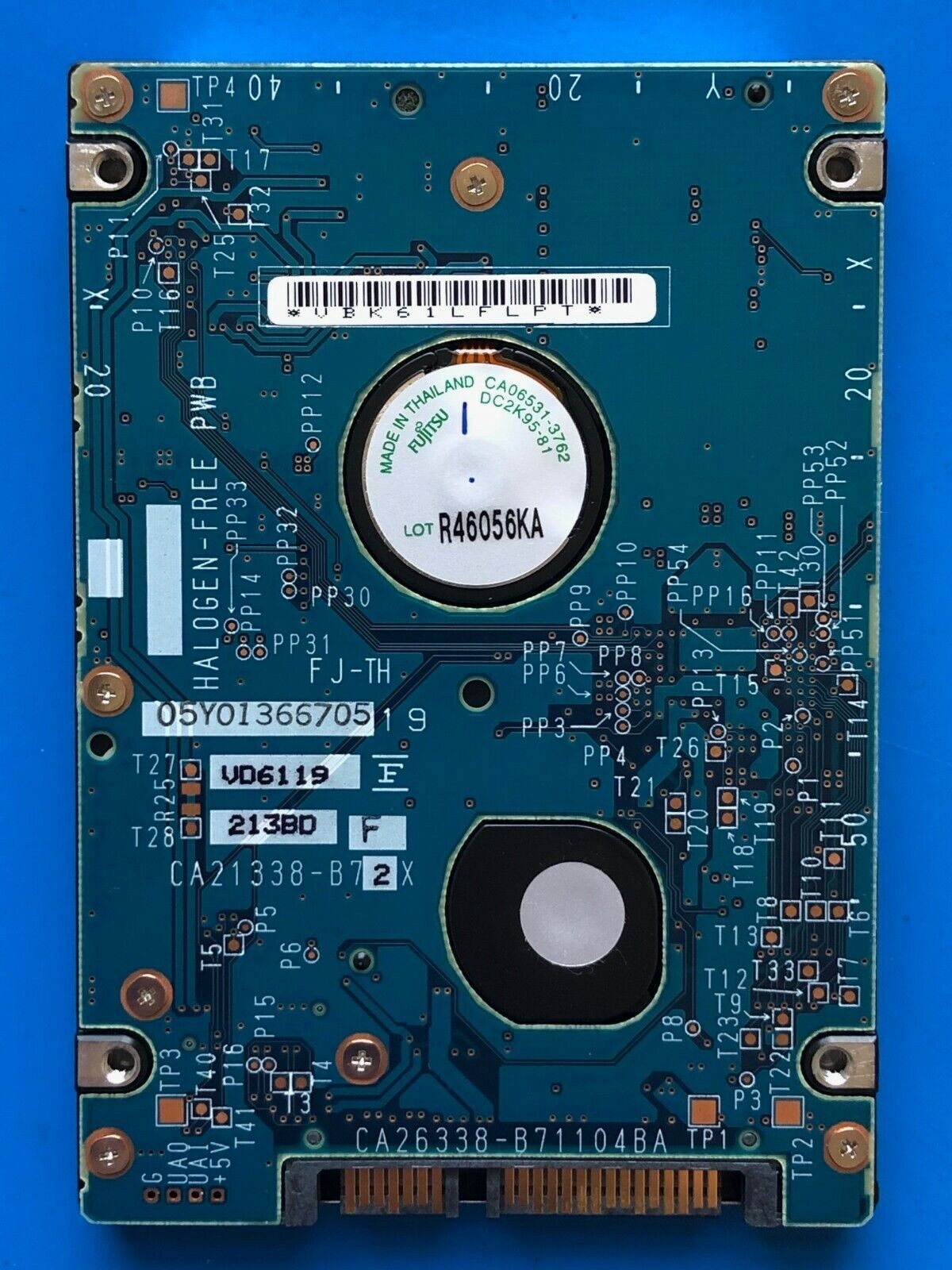 MHV2080BH – CA26338-B71104BA TP1 – CA06672-B38400AP – 80 GB – 2.5" – SATA