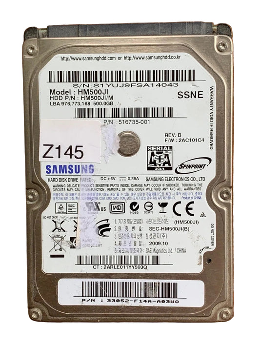HM500JI – 500GB – 2.5" – SATA