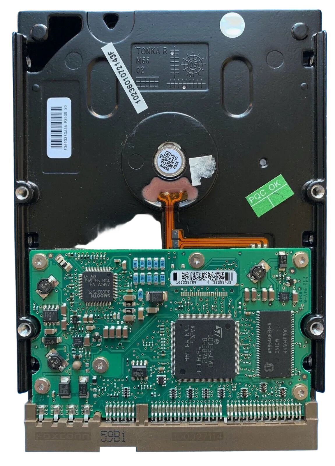 ST3250823A – 100335769 Rev B – S/N: 5ND2H5RP – P/N: 9Y7283-511 – F/W: 3.03 – Site: WU – Date: 06257 – 250GB – 3.5" – IDE/PATA
