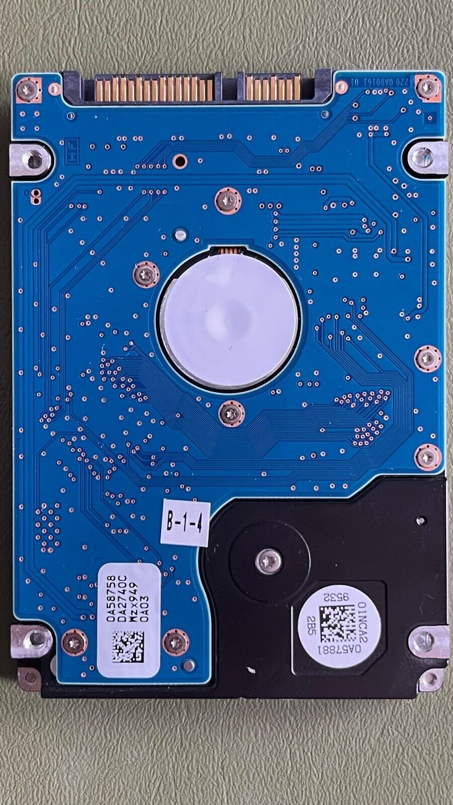 HTS545016B9SA02 – 0A58758 DA2740C - 0A59750 – 0A76051 – DA3190 – 160GB – 2.5" – SATA