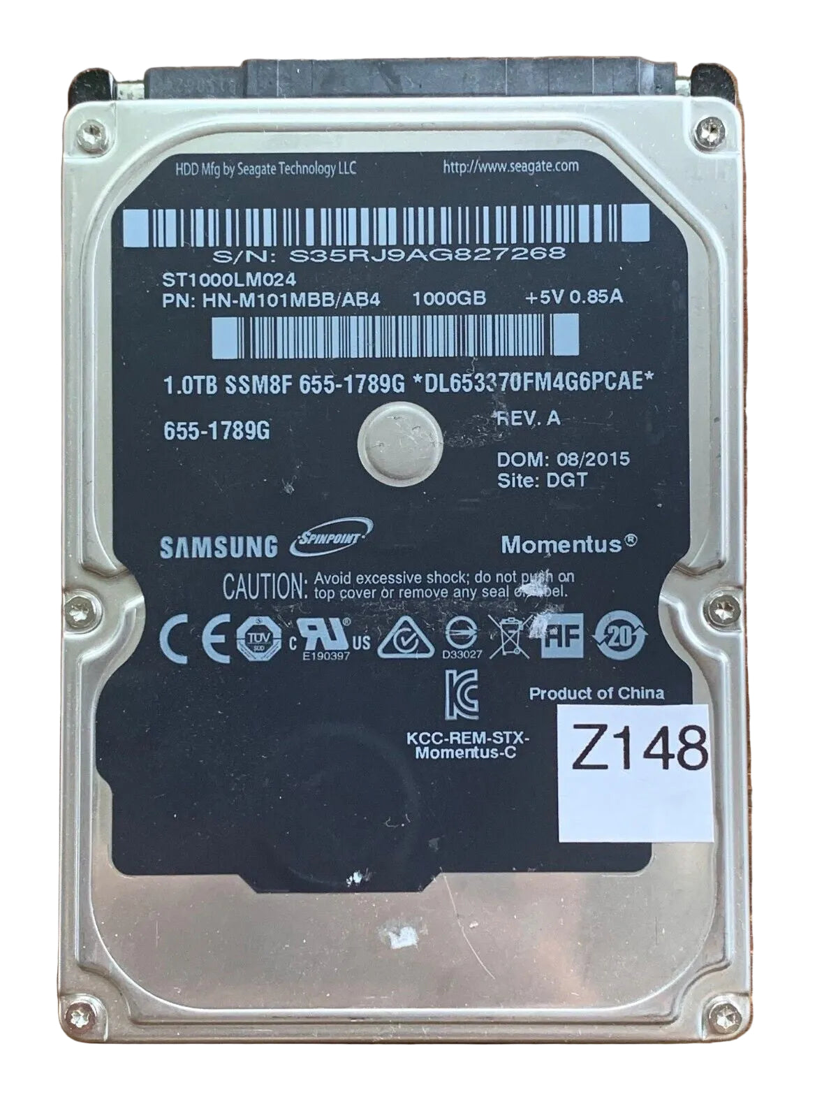 ST1000LM024 – 1TB – 2.5" – SATA