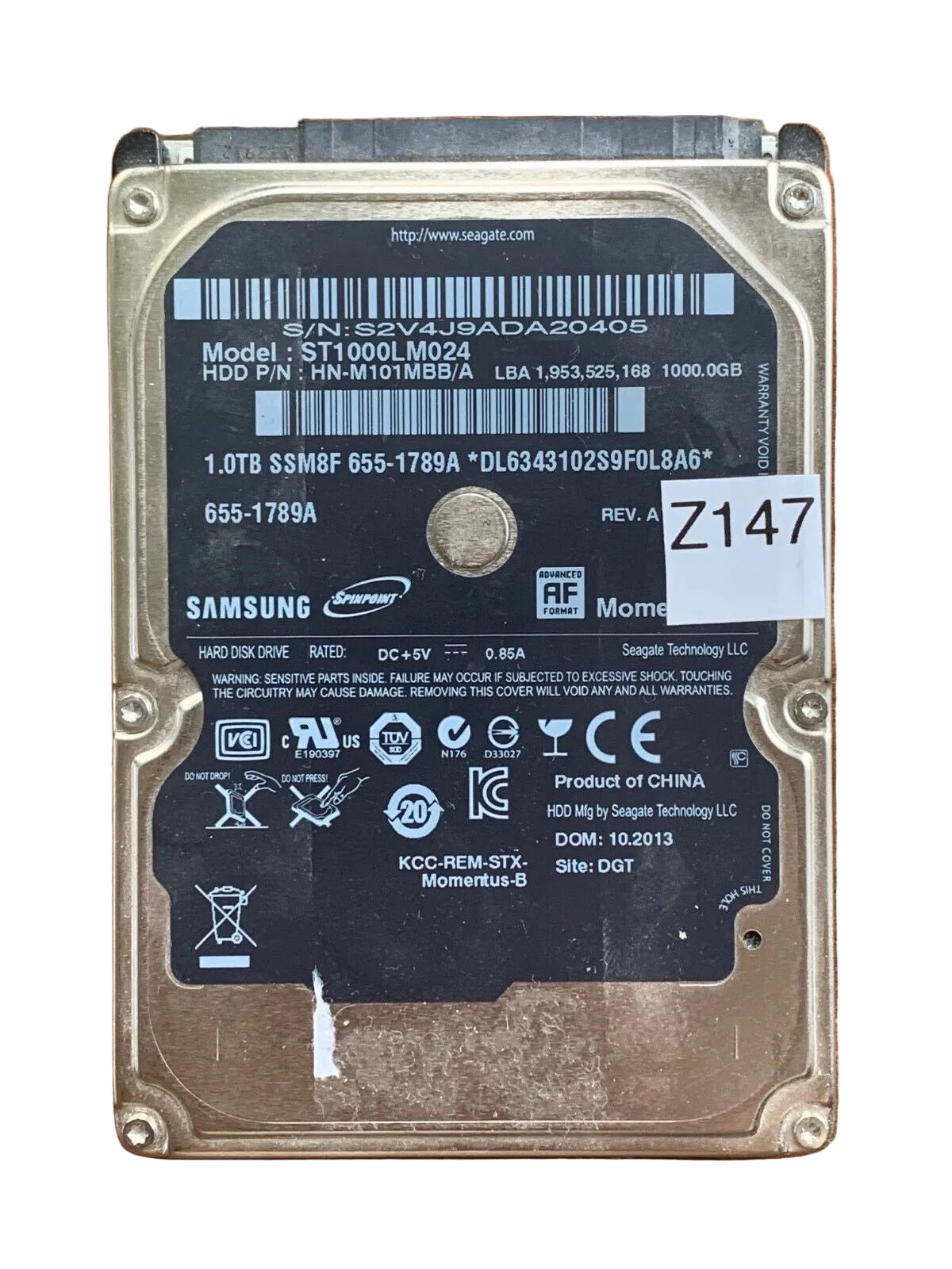 ST1000LM024 – 1.0TB – 2.5" – SATA