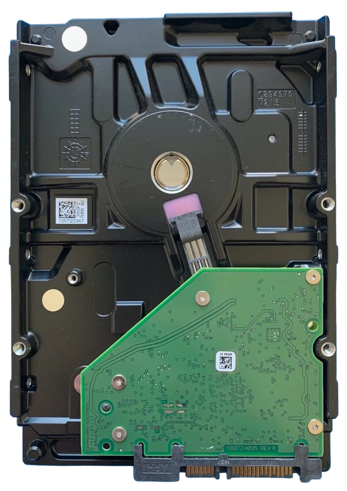 ST1000DM003 – 100724095 REV A – S/N: Z4Y26H0G – P/N: 1ER162-040 – F/W: AP14 – Site: TK – Date: 15112 – 1TB – 3.5" – SATA