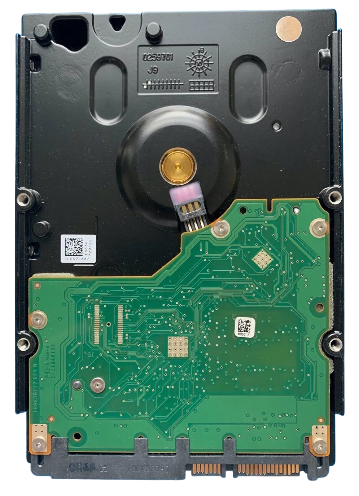 ST31000528AS – 100466817 REV A – S/N: 9VPC5QBQ – P/N: 9SL154-046 – F/W: AP4C – Site: TK – Date: 11412 – 1TB – 3.5" – SATA