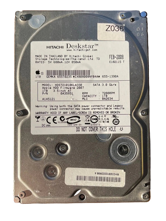HDS721010KLA330 – 0A29689 BA2214 - 0A35851 – BA2634 – 1TB – 3.5" – SATA