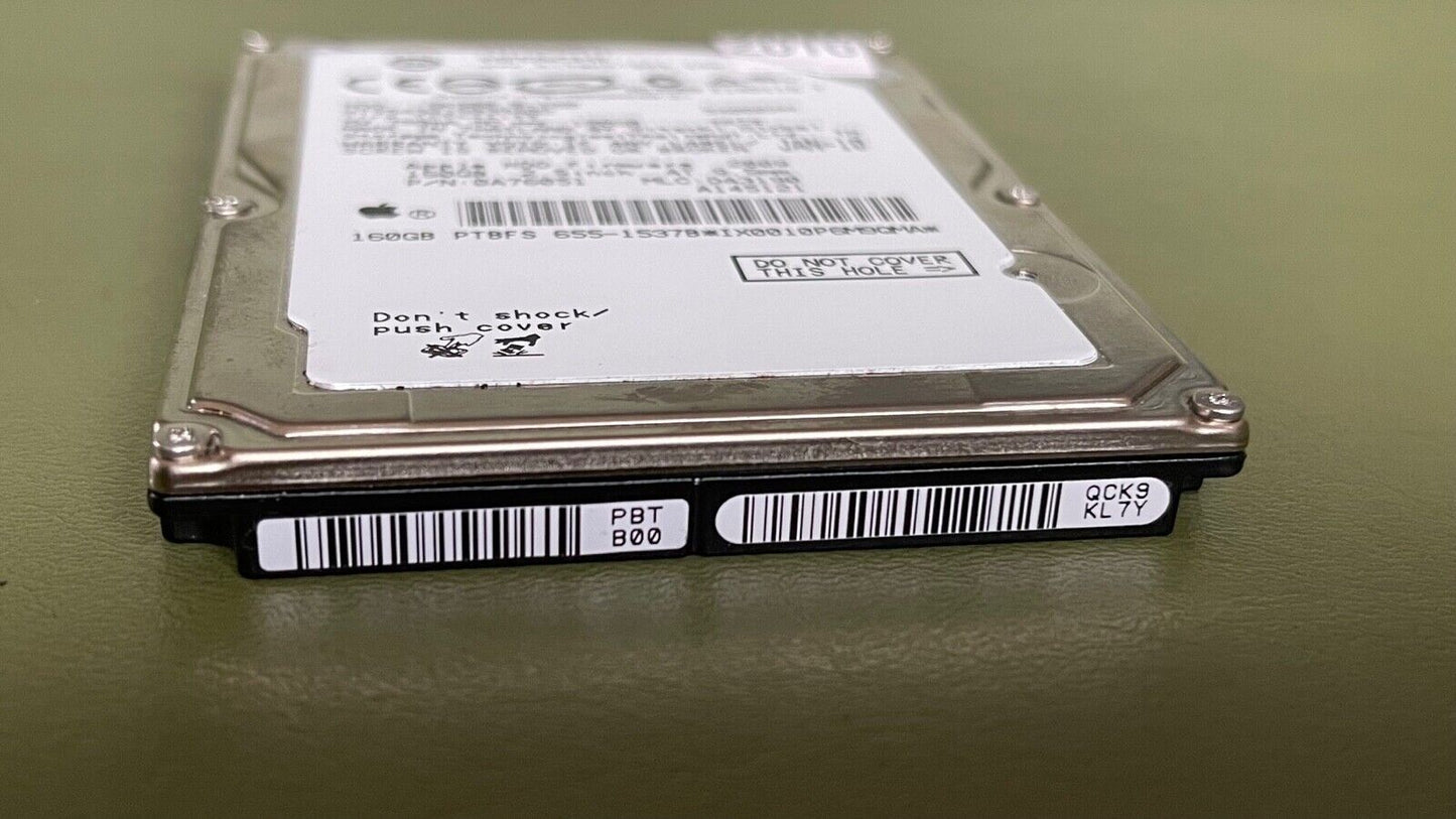 HTS545016B9SA02 – 0A58758 DA2740C - 0A59750 – 0A76051 – DA3190 – 160GB – 2.5" – SATA