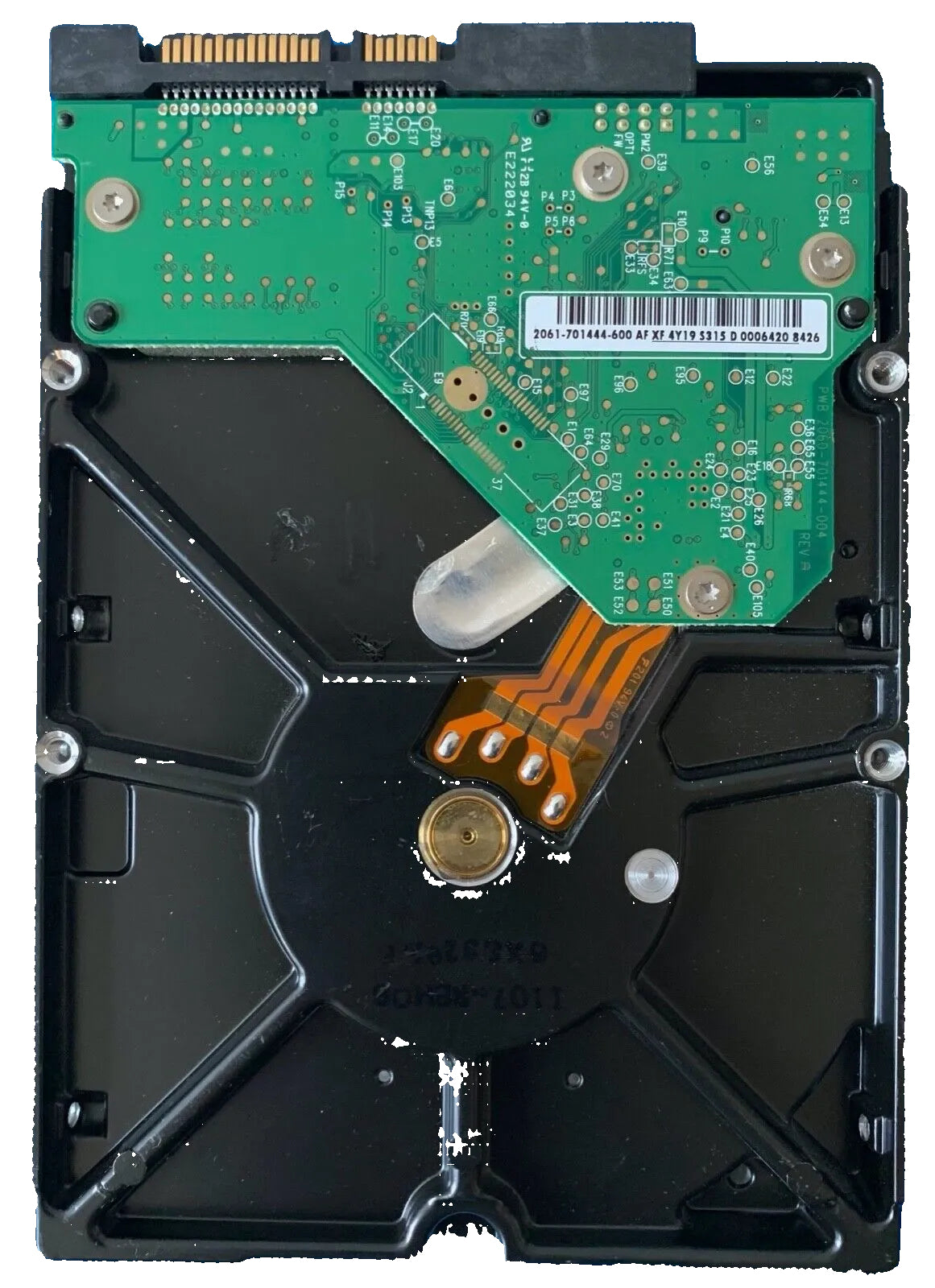 WD2500AAJS-40VWA1 – 2060-701444-004 Rev A – HHRNNTJMAN – Date: 15 APR 2008 – 250.0 GB – 3.5" – SATA