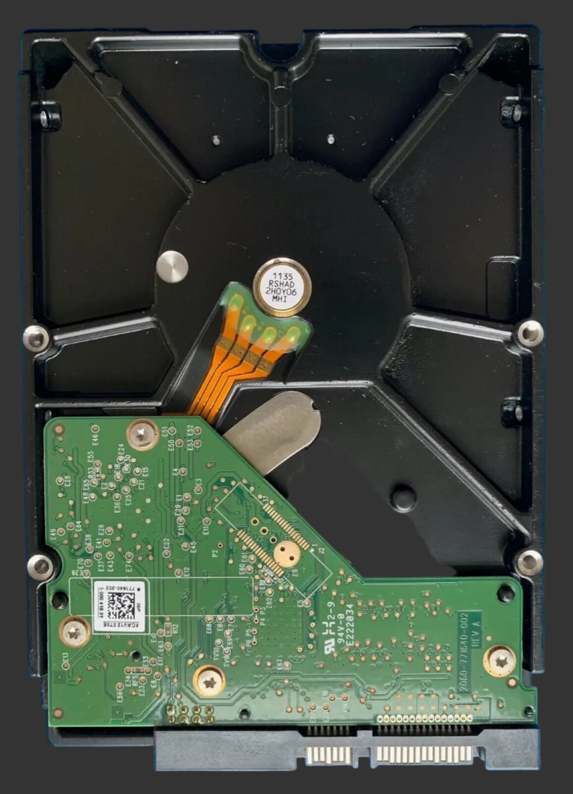 WD1001FALS-40Y6A0 – 2060-771640-002 REV A – HBRNHTJABB – 1.0TB – 3.5" – SATA