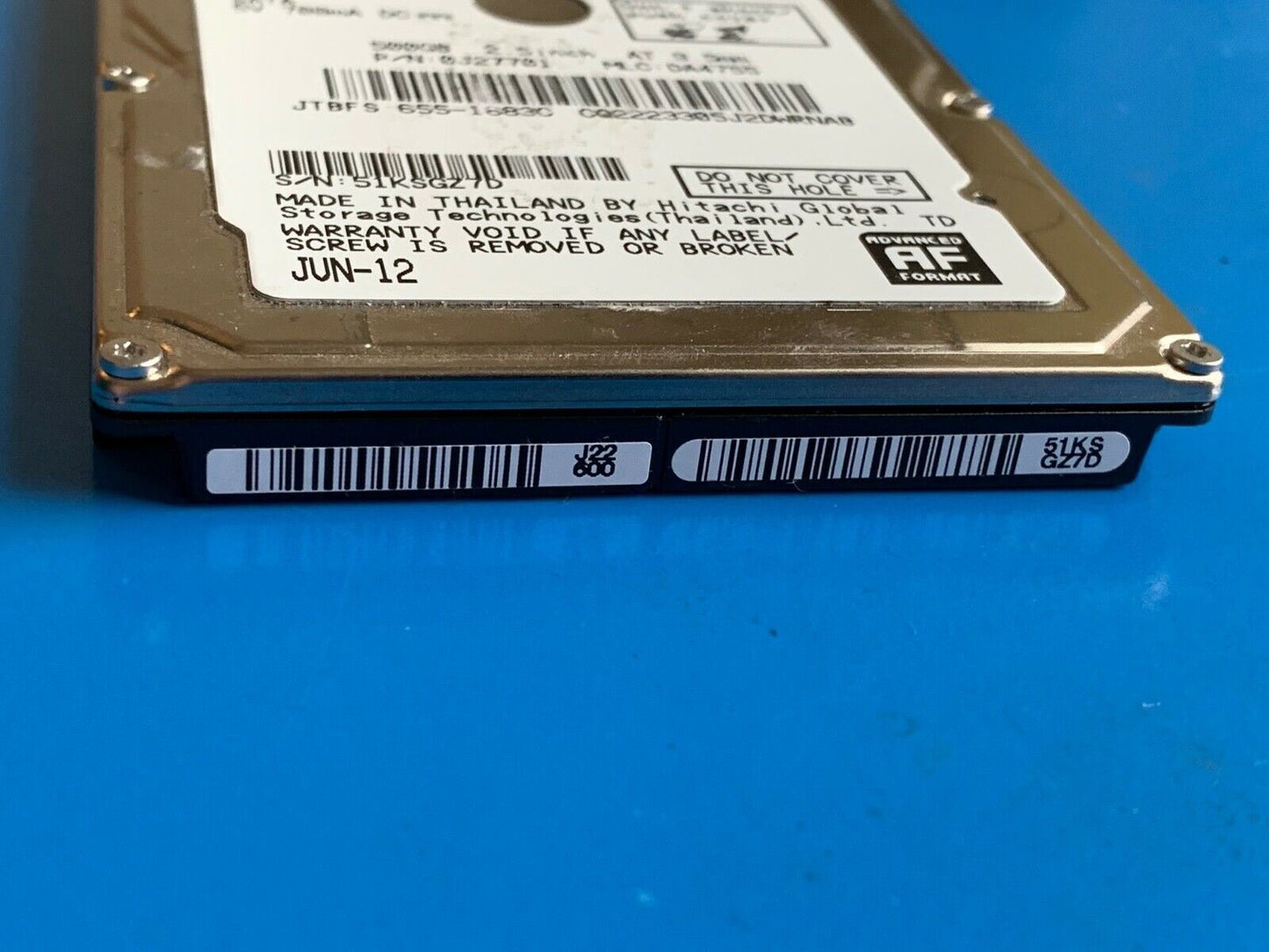 HTS547550A9E384 - 0J11459 DA4726 – 0J27701 – DA4755 – 500GB – 2.5" – SATA
