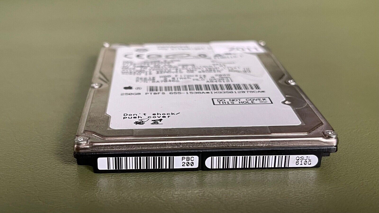HTS545025B9SA02 – 0A58758 DA2740 - 0A70462 – DA3031 – 250GB – 2.5" – SATA