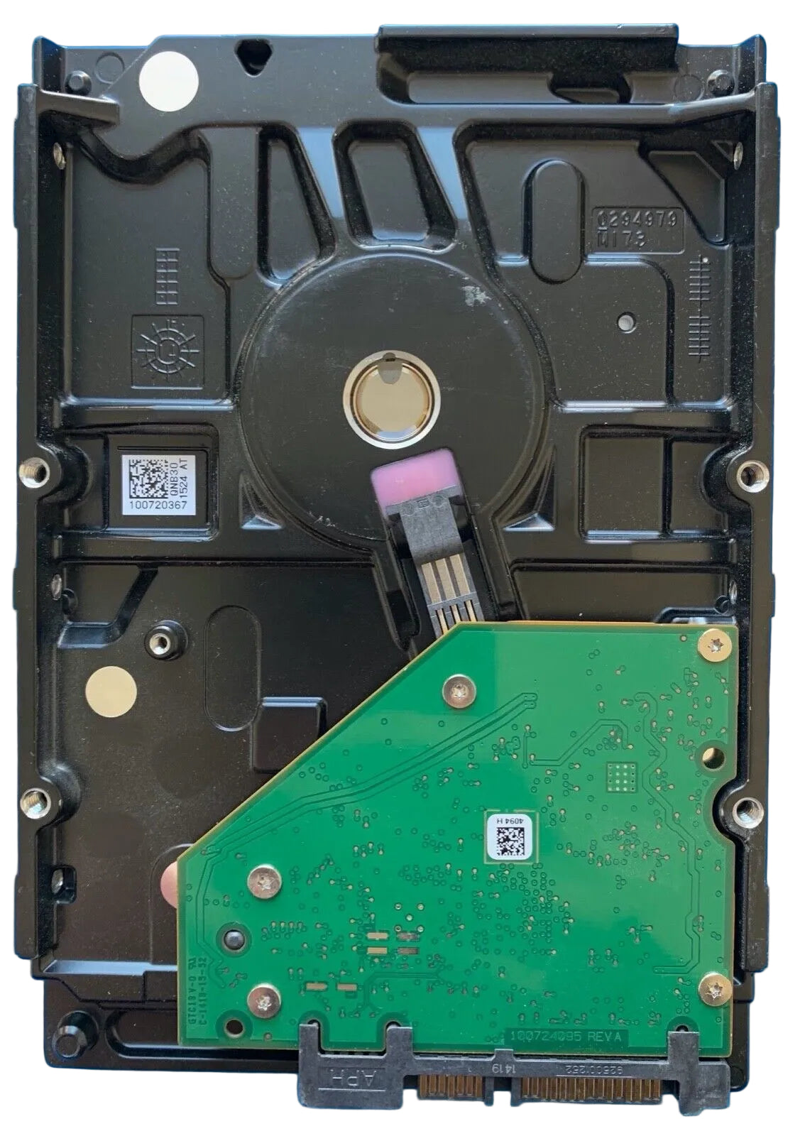 ST1000DM003 – 100724095 REV A – S/N: Z4Y0TXRZ – P/N: 1ER162-040 – F/W: AP14 – Site: TK – Date: 15022 – 1TB – 3.5" – SATA