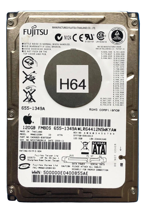 MHW2120BH – CA26343-B84204BA – CA06820-B38700AP – 120GB – 2.5" – SATA