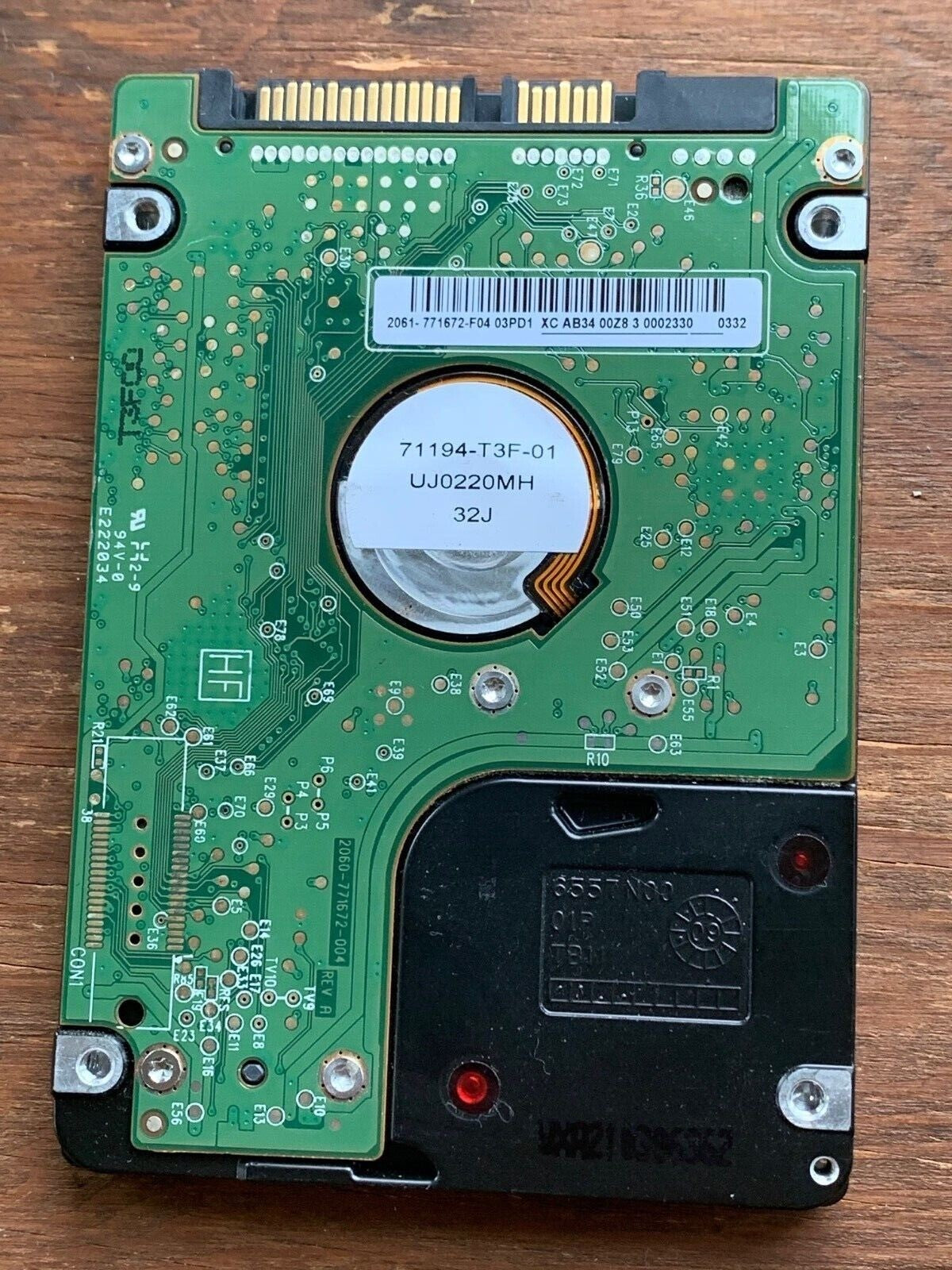 WD6400BPVT-00HXZT0, DCM: HHCVJHBB, Western Digital 640GB SATA 2.5 Hard Drive