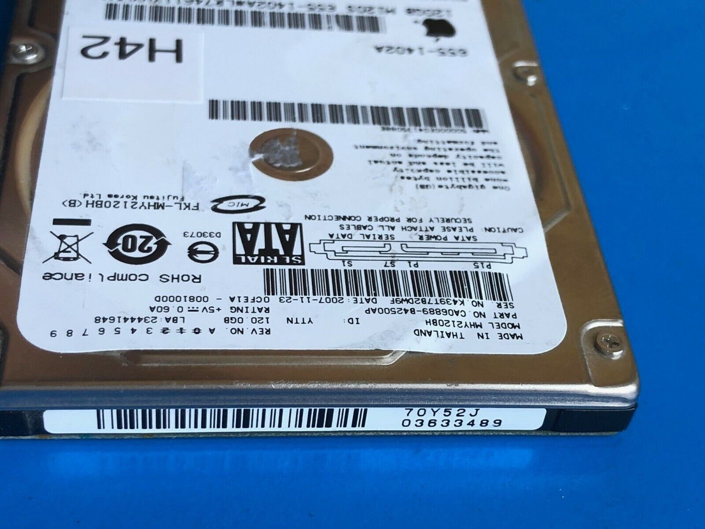 MHY2120BH – CA26344-B32104BA – CA06889-B42500AP – 120 0GB – 2.5" – SATA