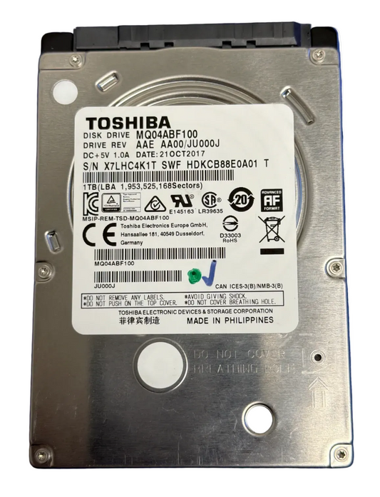 MQ04ABF100 – G4311A – AAE AA00/JU000J – 1TB – 2.5" – SATA