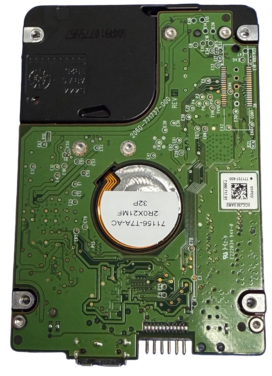 WD10TMVW-11ZSMS1 – 2060-771737-000 REV P1 – HHMTJBBB – 1.0TB – 2.5" – SATA