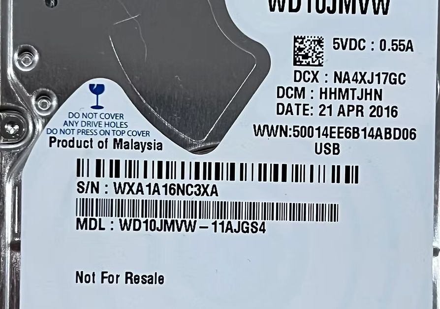 Cover label photo