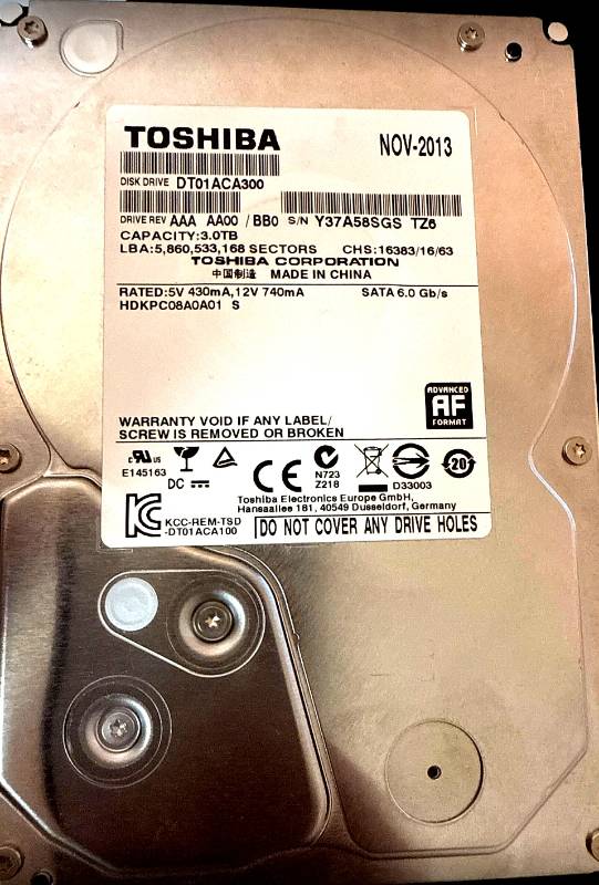 Cover label photo