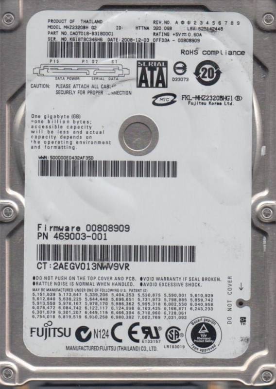 Cover label photo