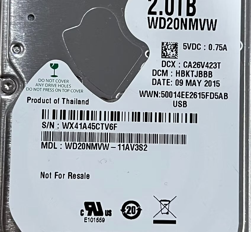 Cover label photo