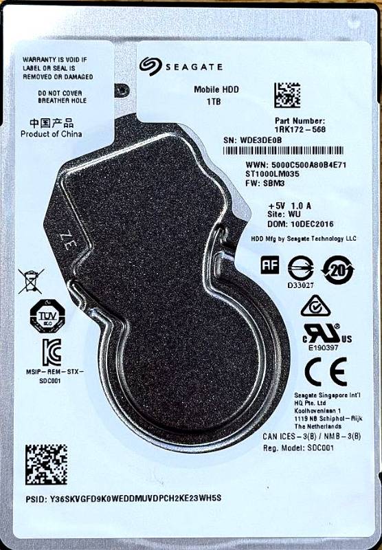 Cover label photo