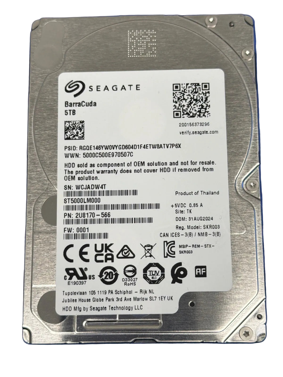 Cover label photo