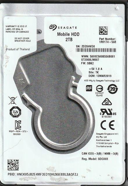 Cover label photo