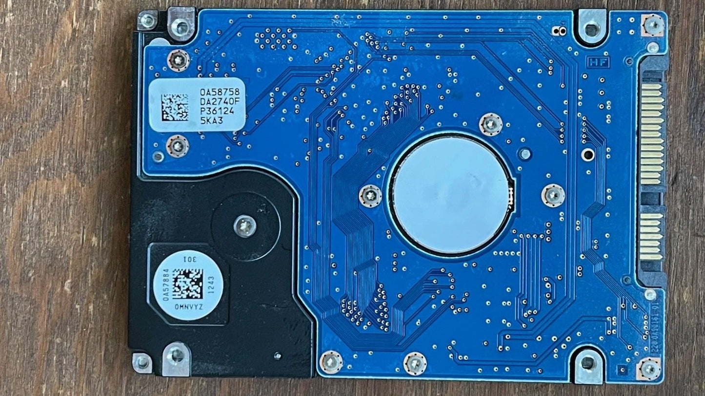 HTS545025B9SA02 – 0A58758 DA2740 – HDD:5K500 B-250 – TS5SAA250 – DA3350 – P/N: H2T250854S – 250GB – 2.5" – SATA